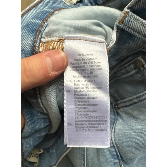 Madewell the Perfect Vintage Mom Jeans Petite Distressed High-Rise Stretch Denim - Picture 11 of 12